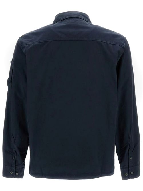 COTTON GABARDINE OVERSHIRT C.P.COMPANY | RCCMOS705A110143G888 - TOTAL ECLIPSE